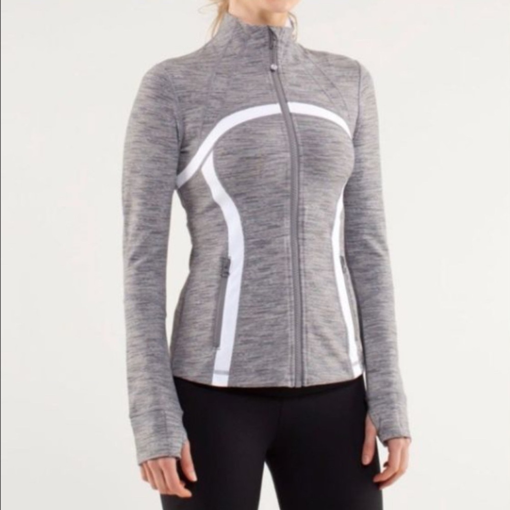 Lululemon Gray Zip-Up Jacket